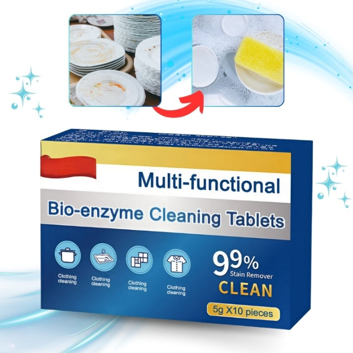Buy 2 for 1 FREE | EcoCleanse™ - Multifunctional Organic Enzyme Laundry Tablets [Last-day sale]