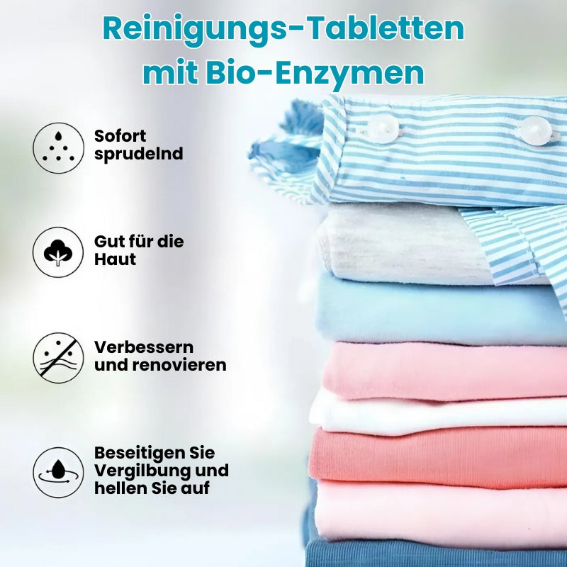 Buy 2 for 1 FREE | EcoCleanse™ - Multifunctional Organic Enzyme Laundry Tablets [Last-day sale]