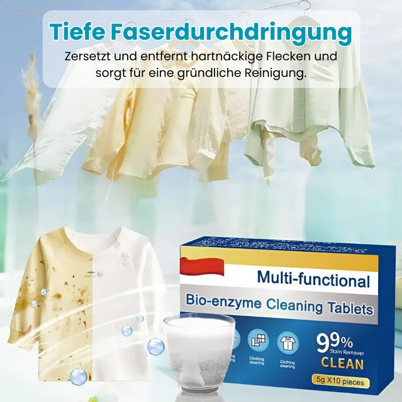 Buy 2 for 1 FREE | EcoCleanse™ - Multifunctional Organic Enzyme Laundry Tablets [Last-day sale]