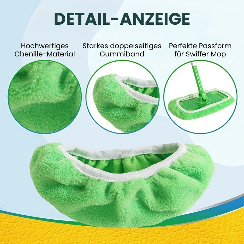 2+2 FREE | MopItAll - Reusable mop pads made of 100% chenille [Last day sale]