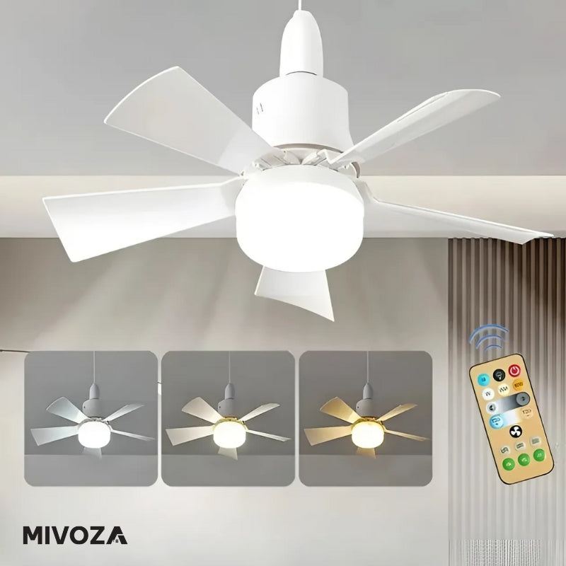 FanLight - Ceiling fan with LED lighting and remote control [Last day discount]