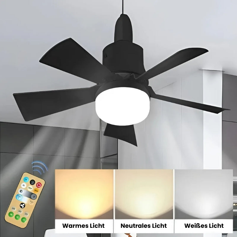 FanLight - Ceiling fan with LED lighting and remote control [Last day discount]