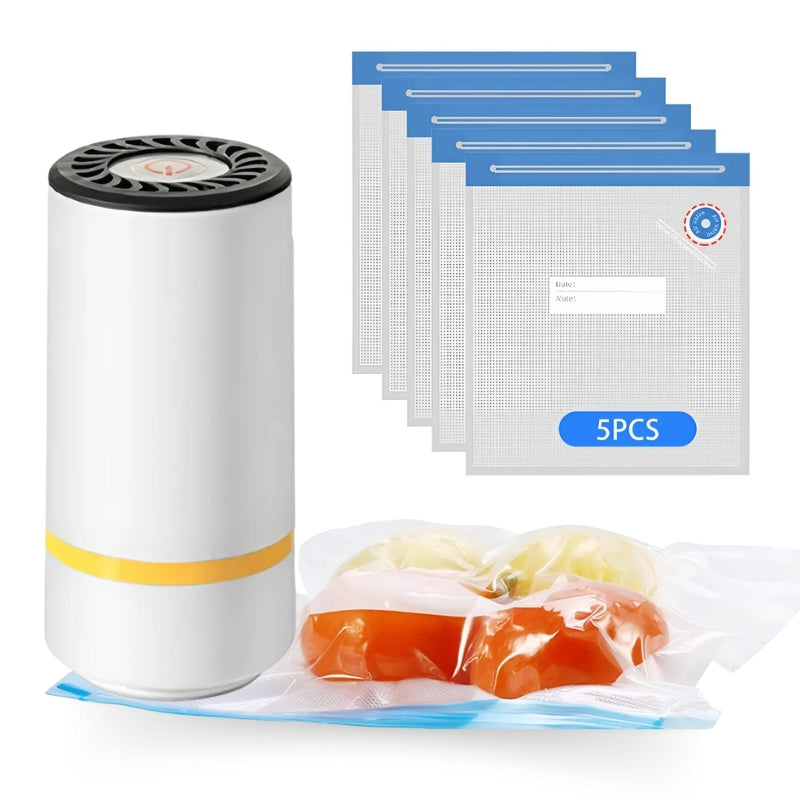 Vacuum Sealer - Portable Vacuum Sealer with Bags [Last Day Sale]