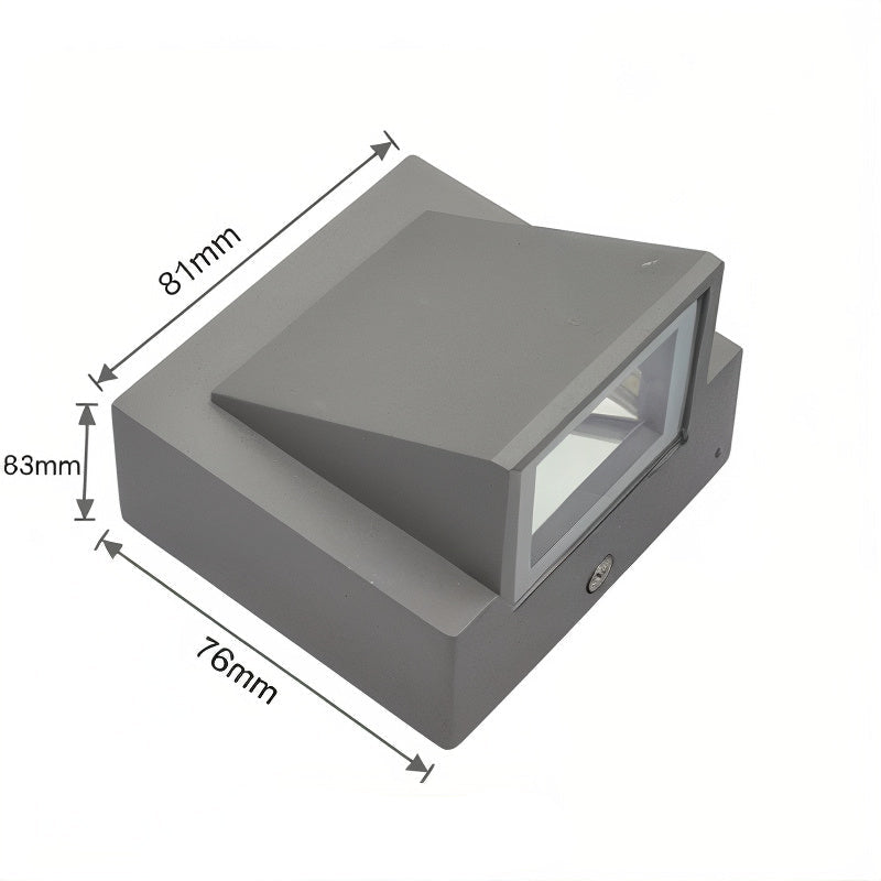 EcoLux - Stylish outdoor wall lamp with weatherproof LED technology