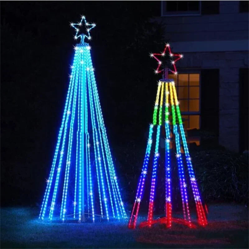 50% OFF | SparklePine - Multicolored LED Christmas Trees [Last Day Sale]