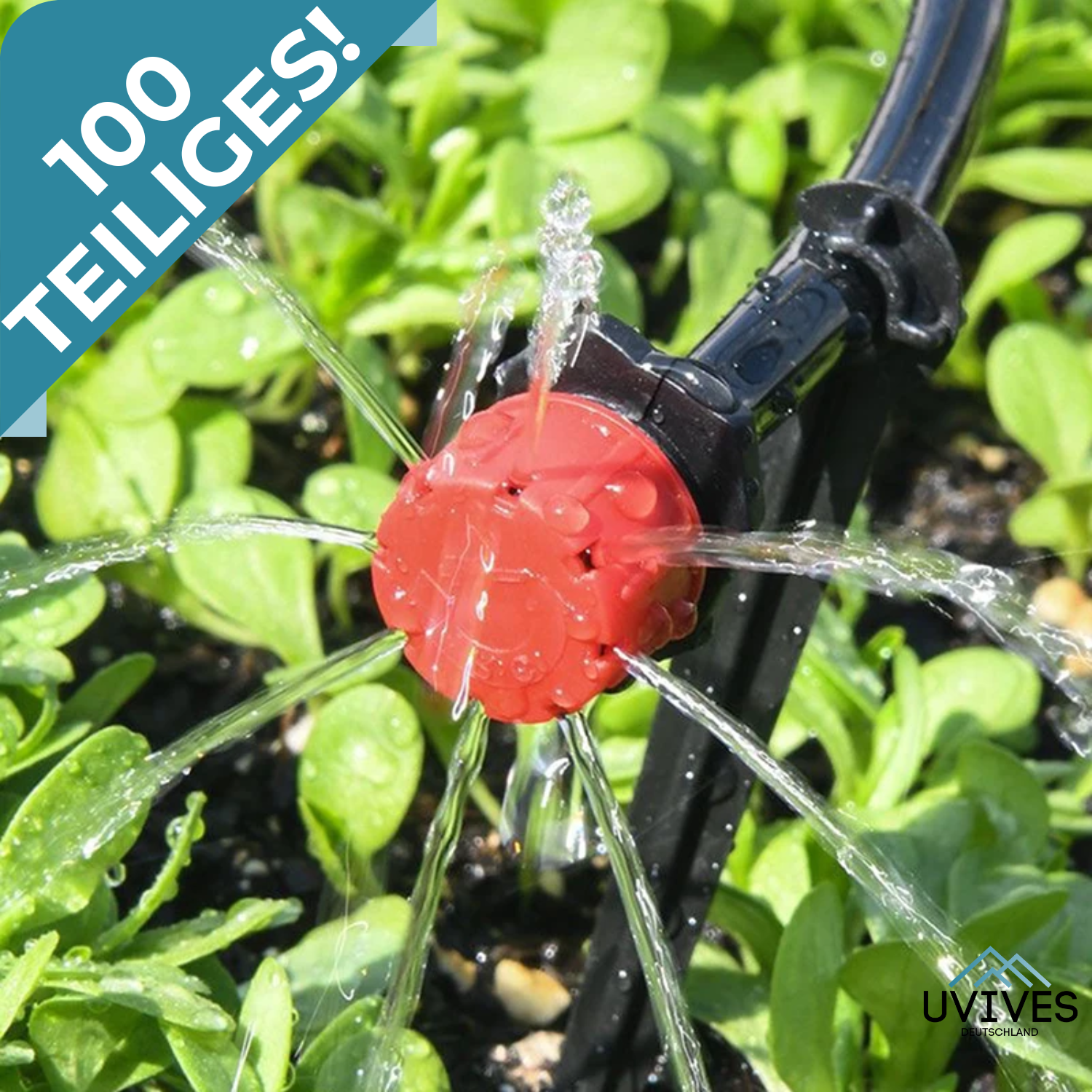 AquaDrip - Drip Irrigation Made Easy (Set of 100)