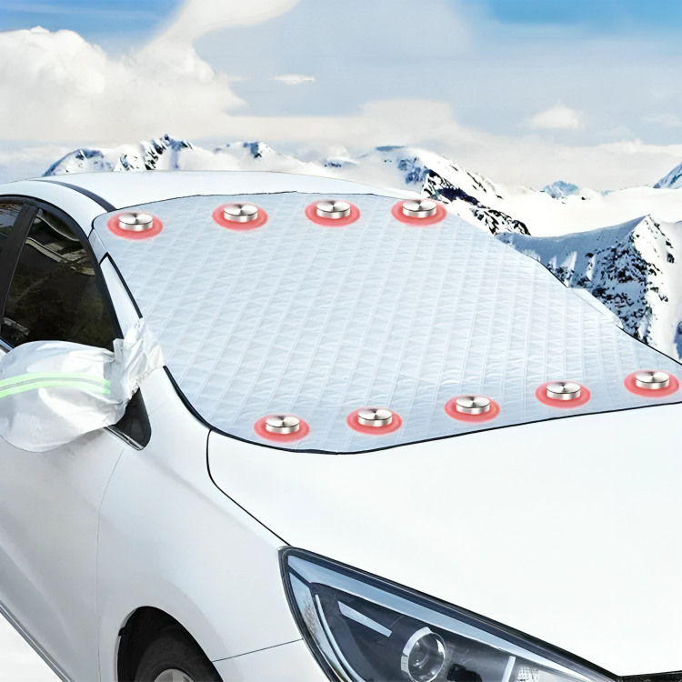 SnowCover - Magnetic anti-snow cover for the windshield