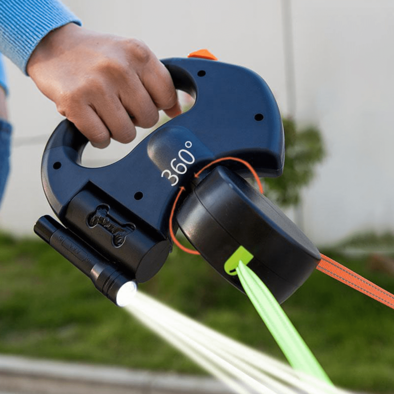 50% OFF | LumiPup - Double Wrap Dog Leash with Flashlight [Last Day Sale]