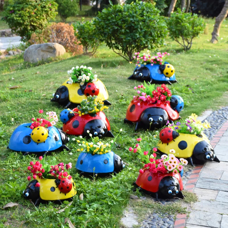 50% OFF | BuggyPot - Charming Ladybug Flower Pot [Last day sale] 