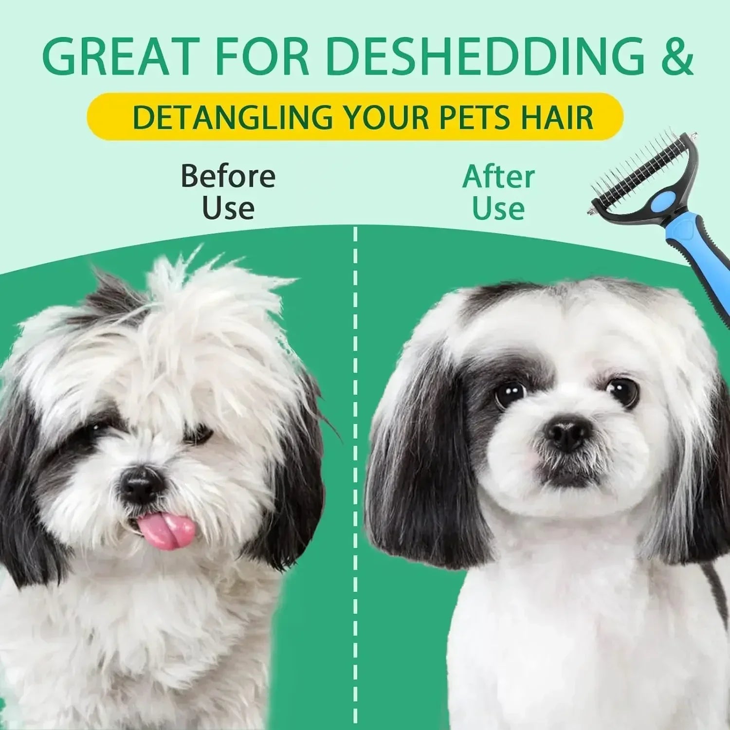 FurShine - Pet-Safe Dematting Comb [Last Day Sale]