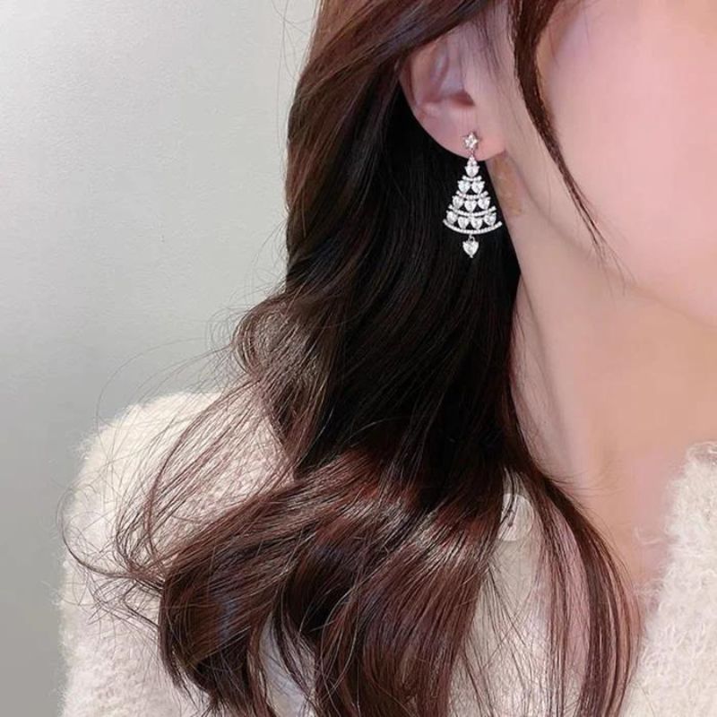 50% OFF | SparklingPine™ - Christmas Tree 925 Silver Earrings [Last Day Sale] 