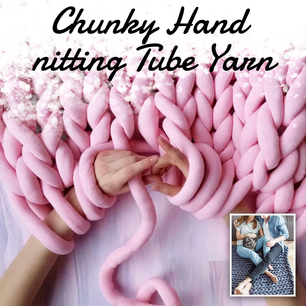 PlushLoops - DIY chunky hand knitted tube yarn