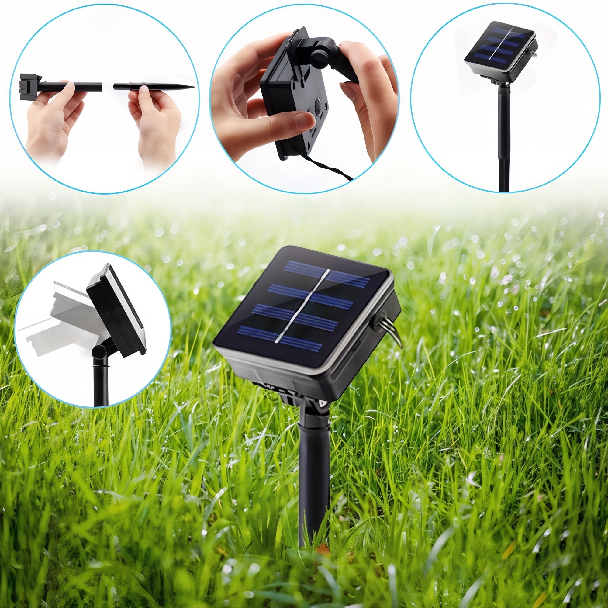 SunBlossom - Solar-powered garden flower with light magic