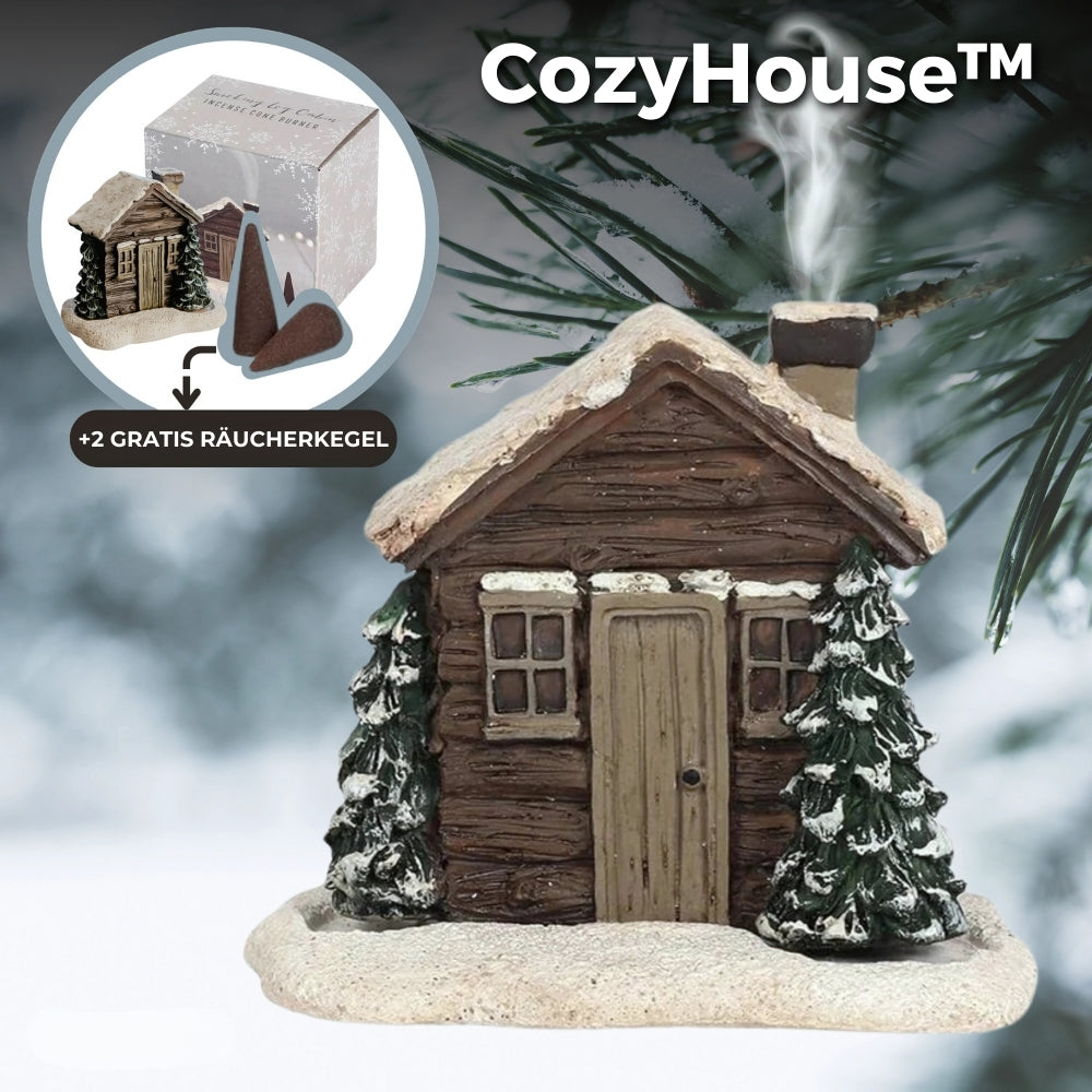 CozyHouse™ - Log Cabin Incense Burner + 2 FREE Incense Cones [Last Day Sale]