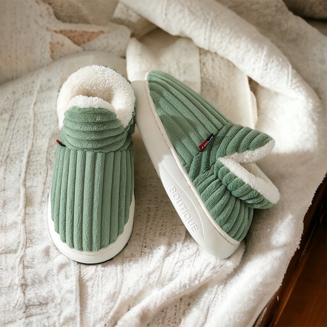 FluffThera - Therapeutic fluffy fleece winter slippers [Last day sale]