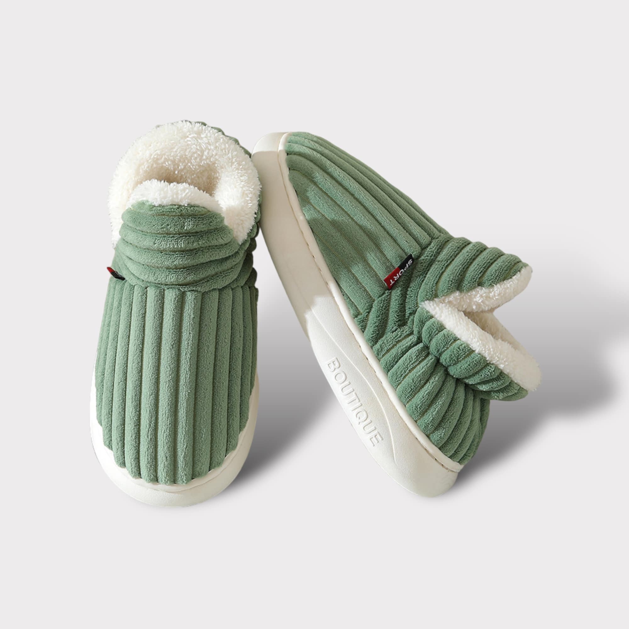 FluffThera - Therapeutic fluffy fleece winter slippers [Last day sale]