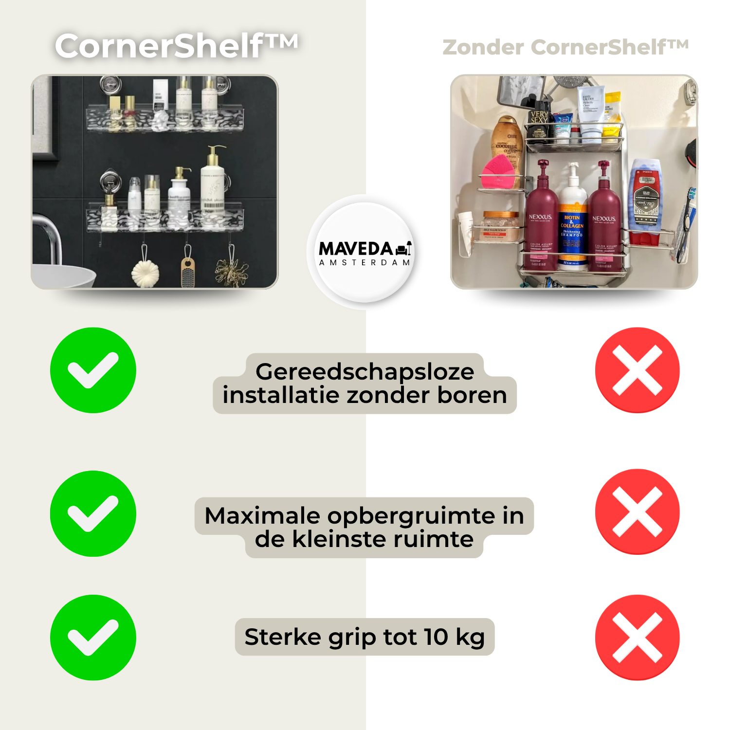 CornerShelf - Organization and style for every bathroom