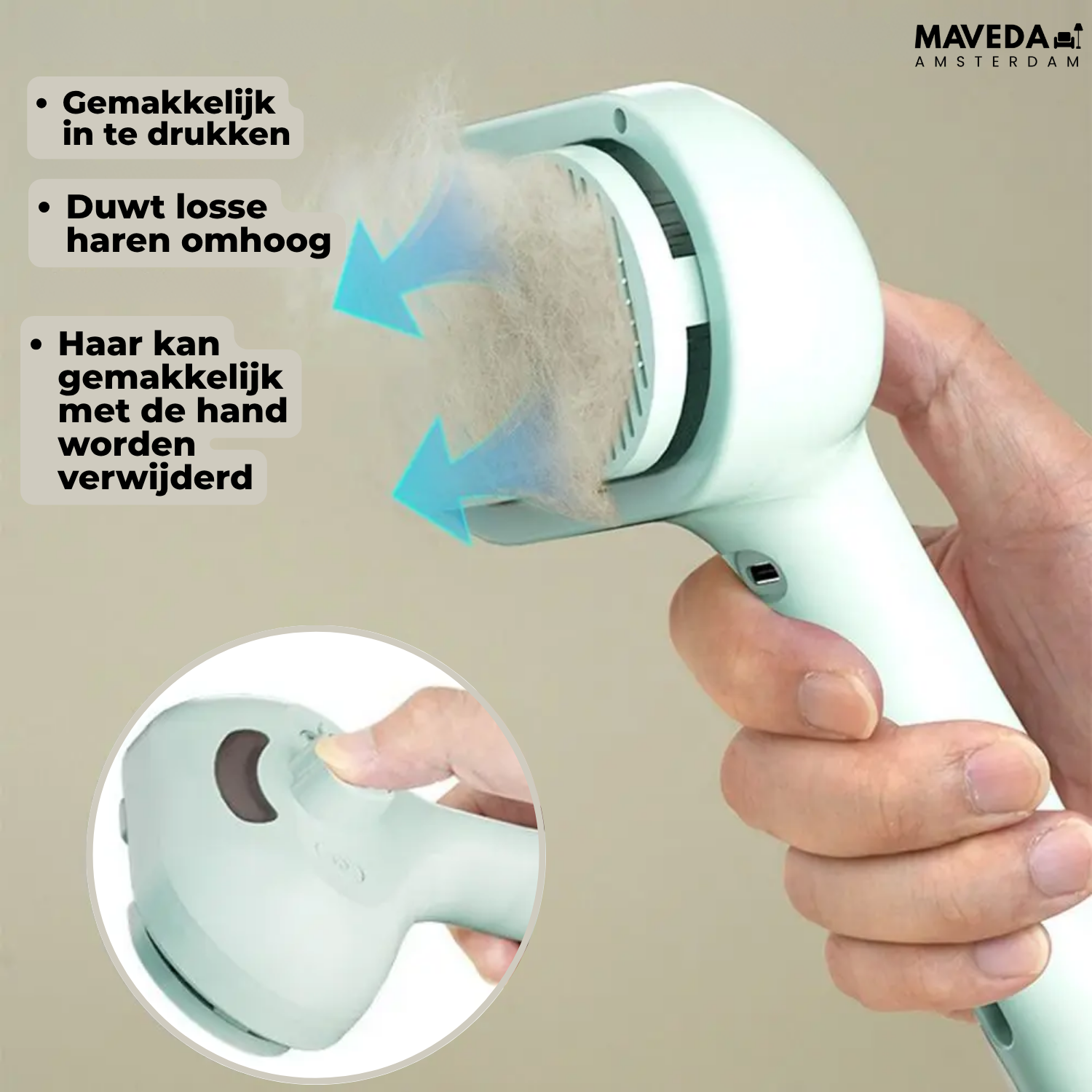 SteamCare™ - Shiny coat without pulling!