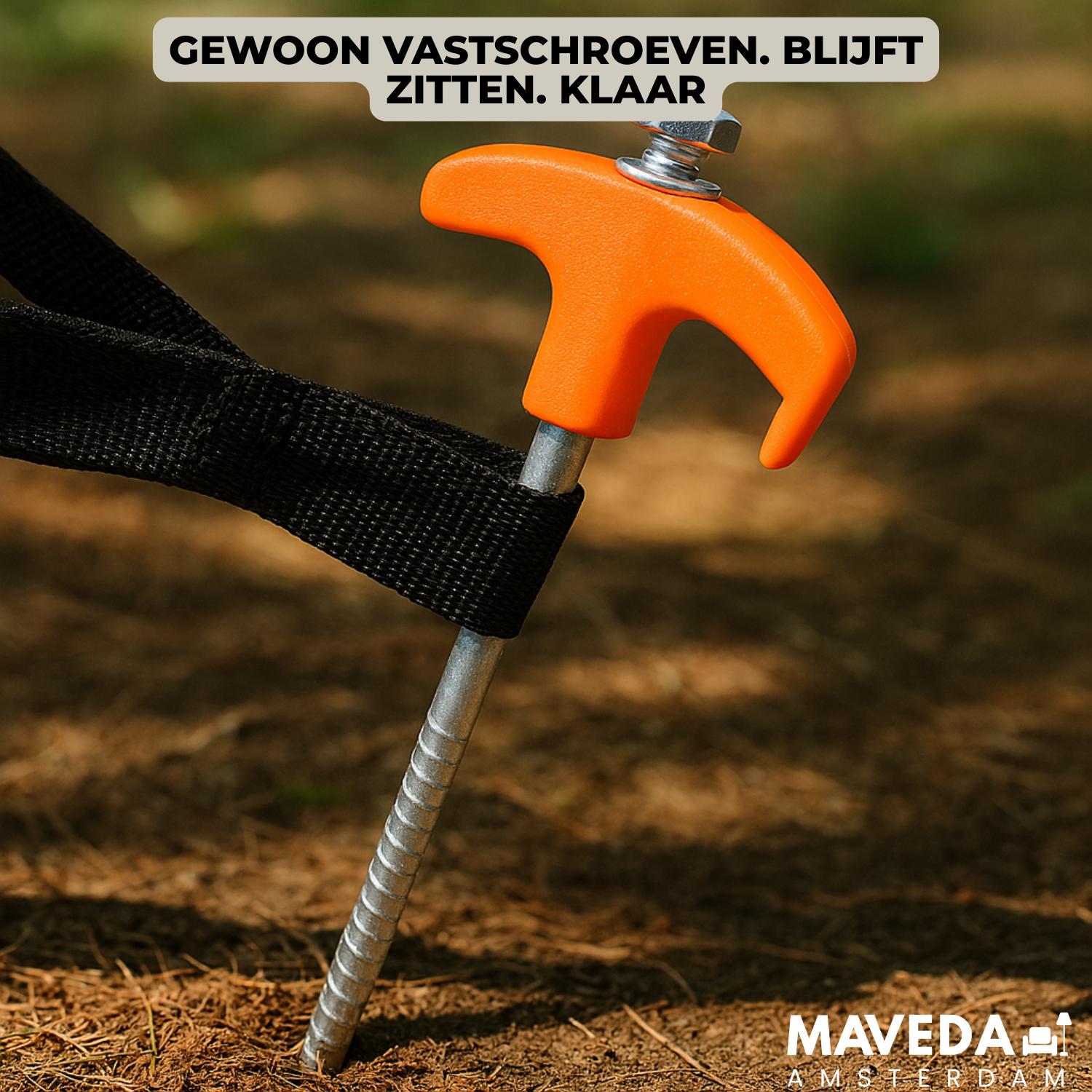 2+2 FREE | DrillPeg™ - Securely anchor your tent in seconds