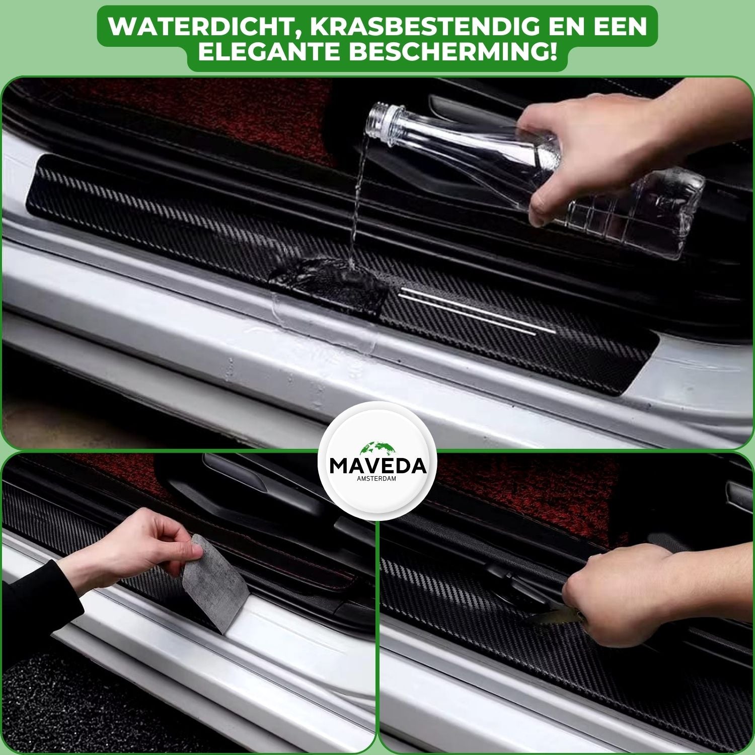 Buy 1+1 FREE | StepGrip™ - Carbon Fiber Door Protector Sticker