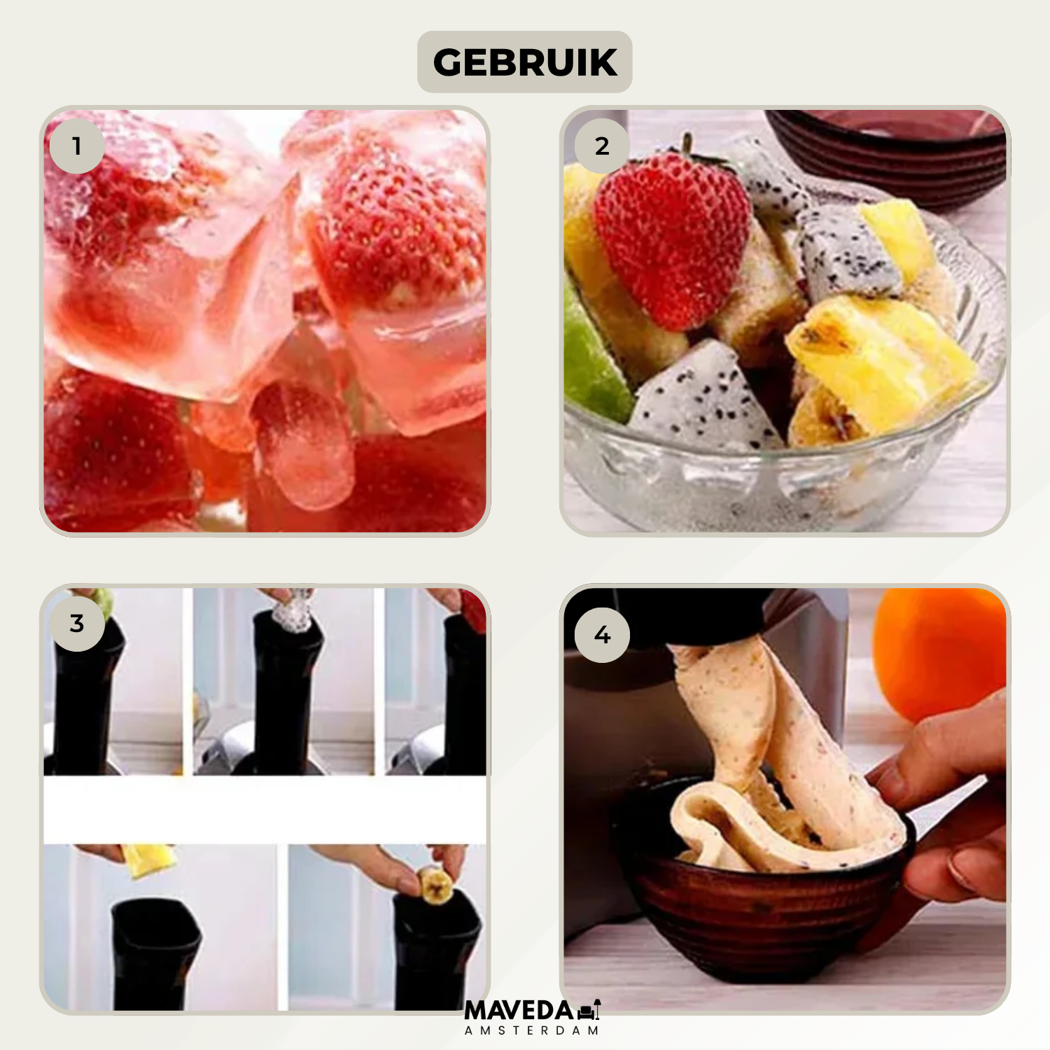 ChillBerry™ - 100% flavoured fruit ice cream with no additives!