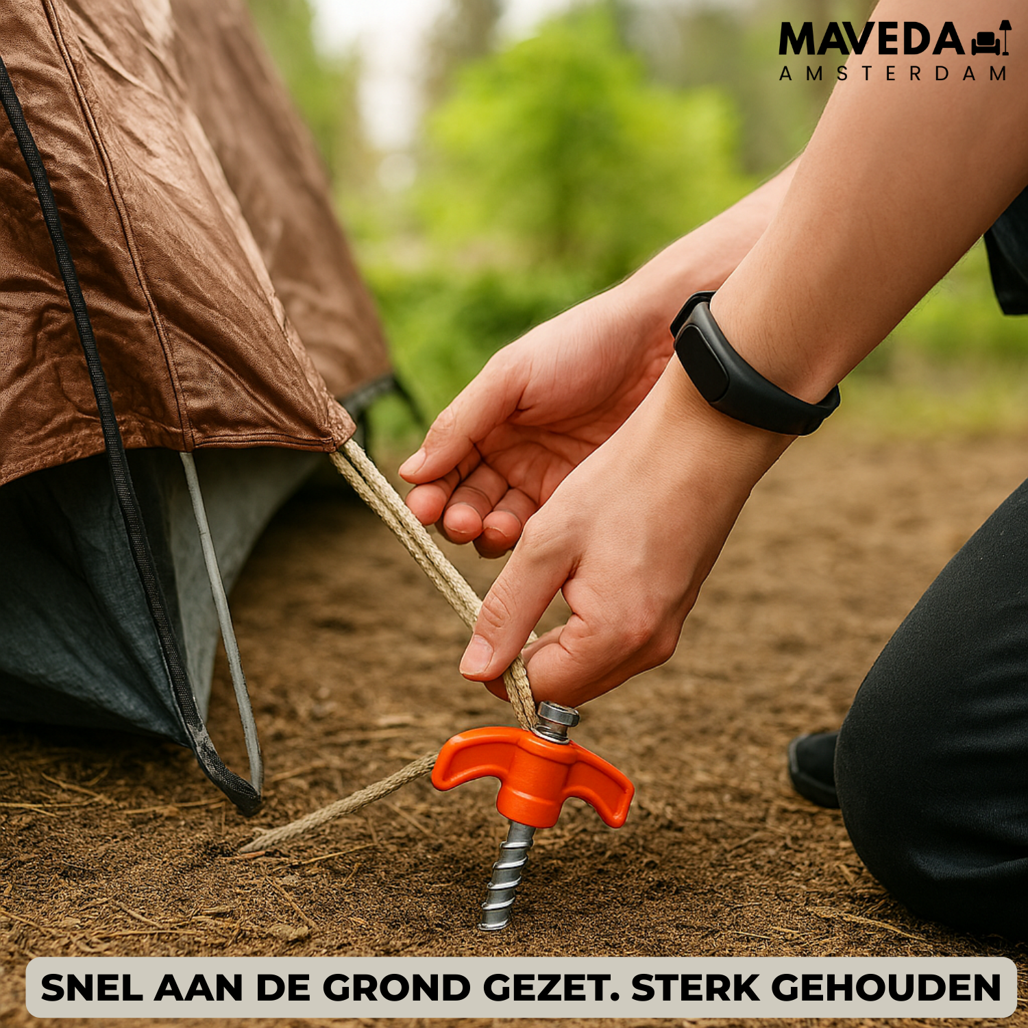 2+2 FREE | DrillPeg™ - Securely anchor your tent in seconds