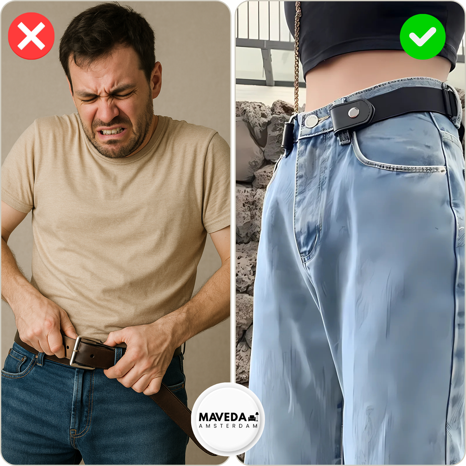 Buy 1+1 FREE | FlexiBelt - Invisible grip without pressure!
