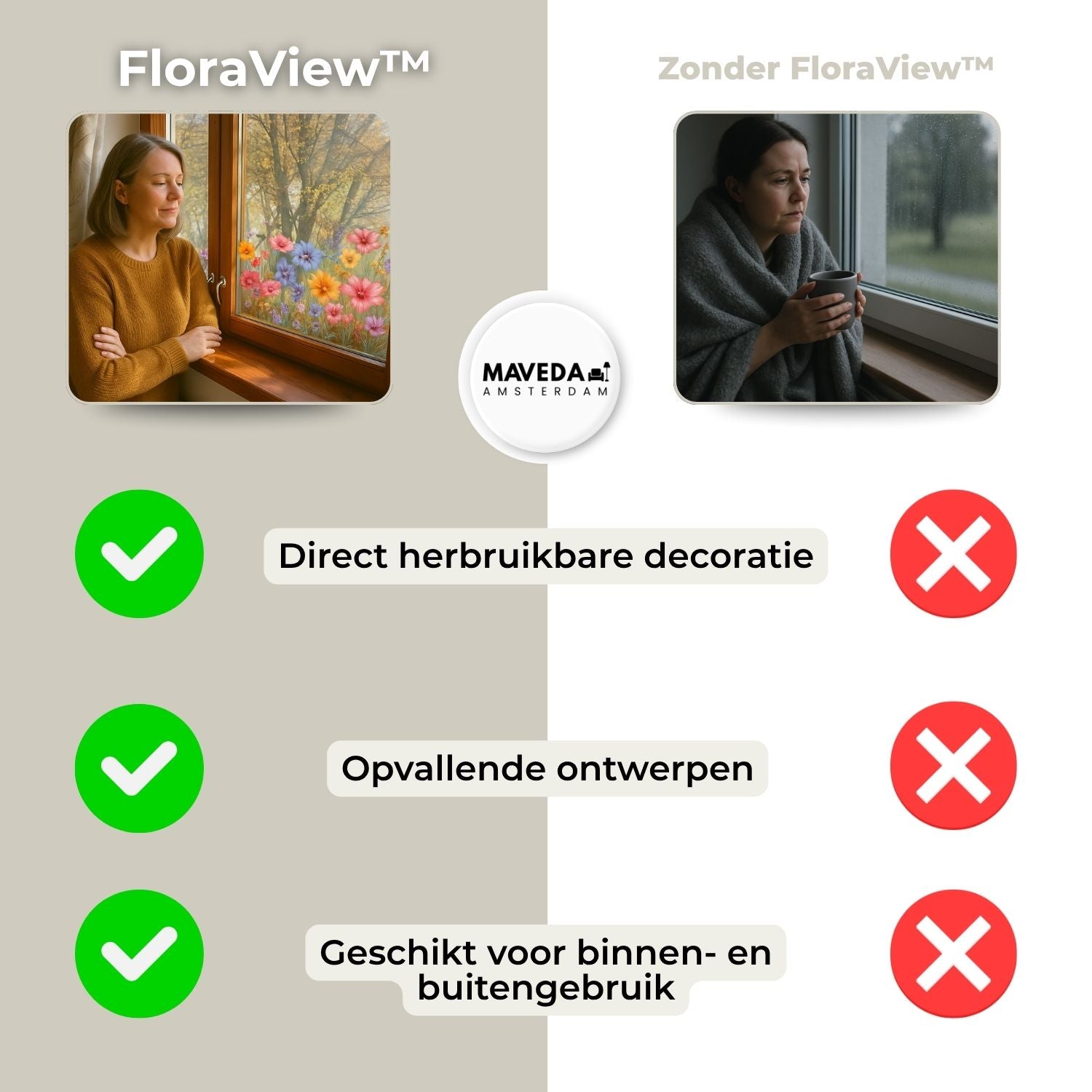 Buy 1+1 FREE | FloraView™ - Gives your windows cheerful colors
