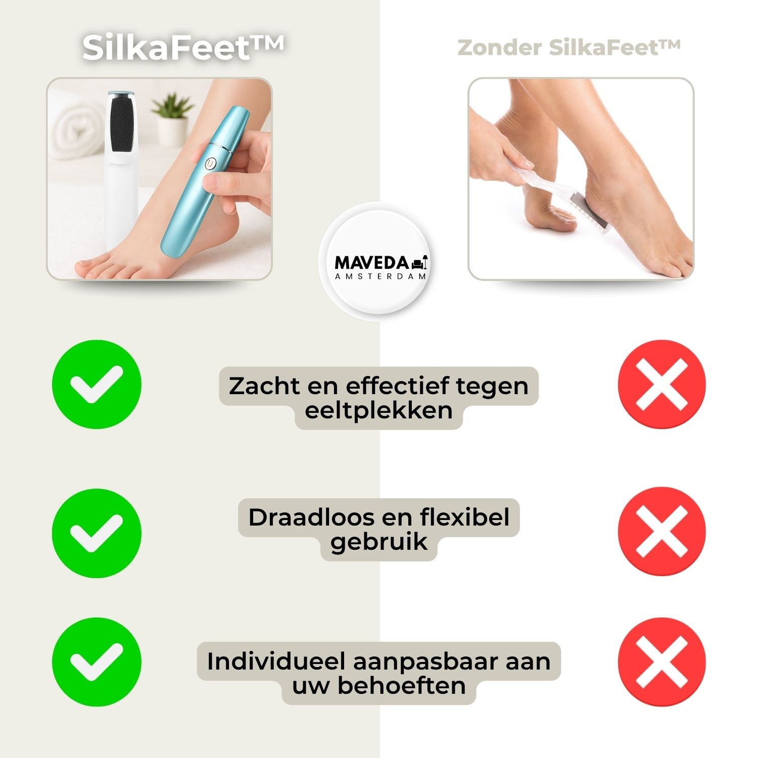 SilkaFeet™ - Effortlessly smooth and cared for feet