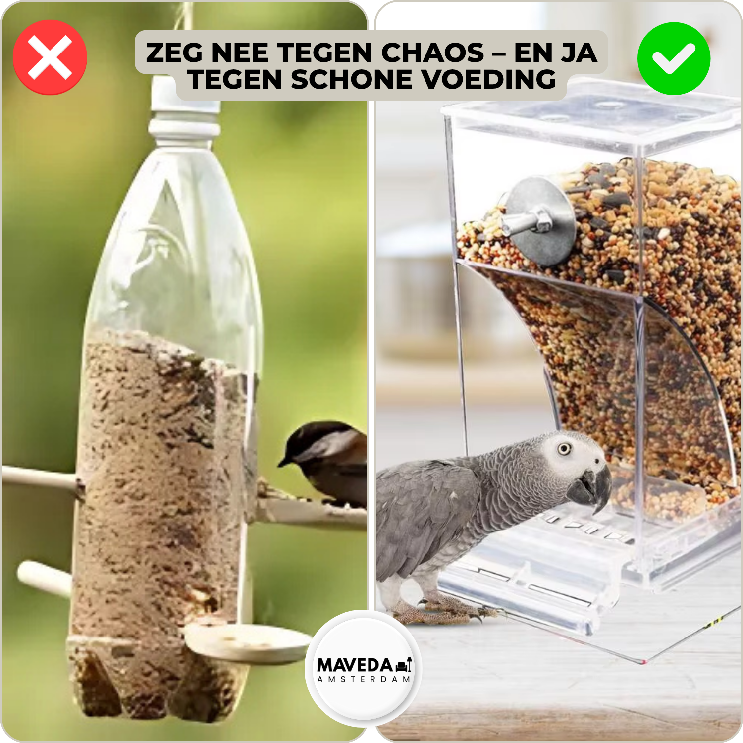 BirdFeed - Clean feeding, happy birds, less effort