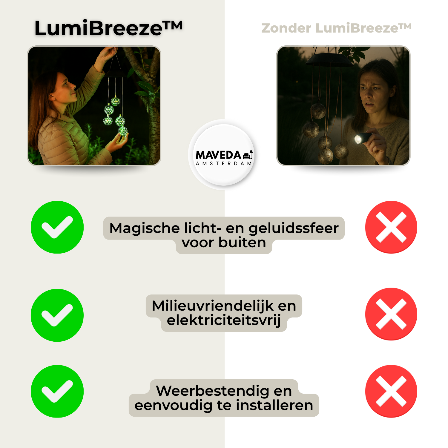 LumiBreeze™ - Transform your garden with a colorful play of light