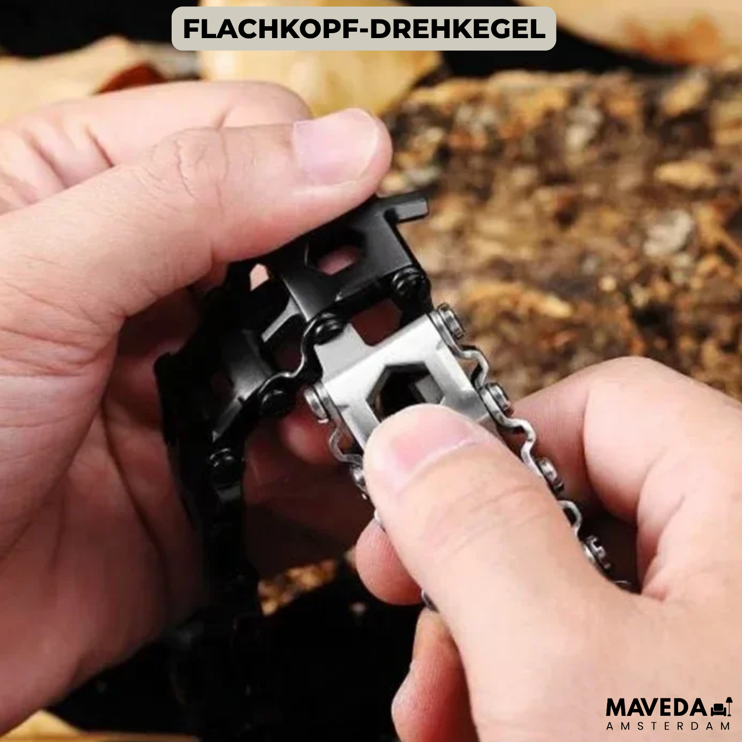 TactiBand - 29-in-1 multi-tool wristband for adventure and everyday use