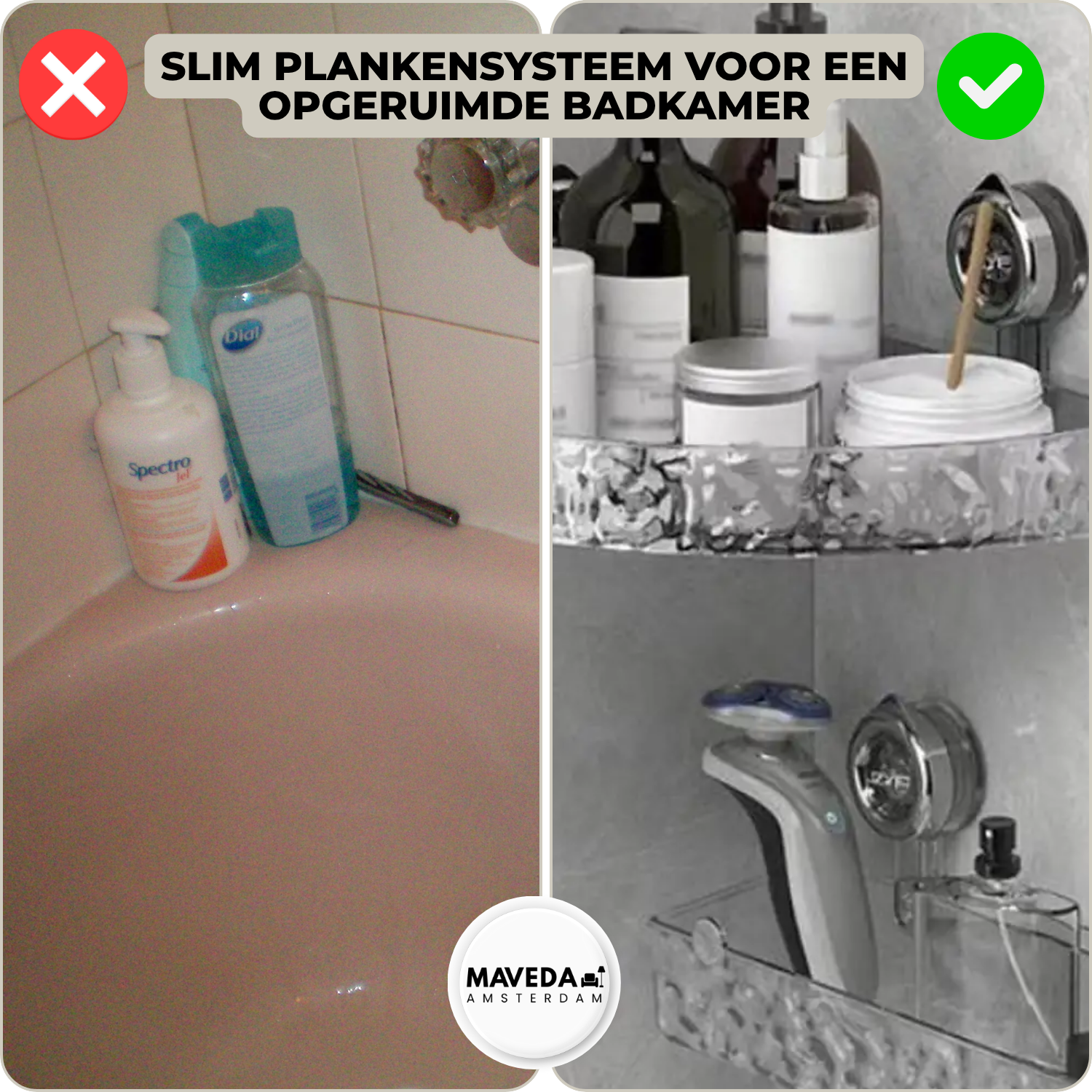 CornerShelf - Organization and style for every bathroom