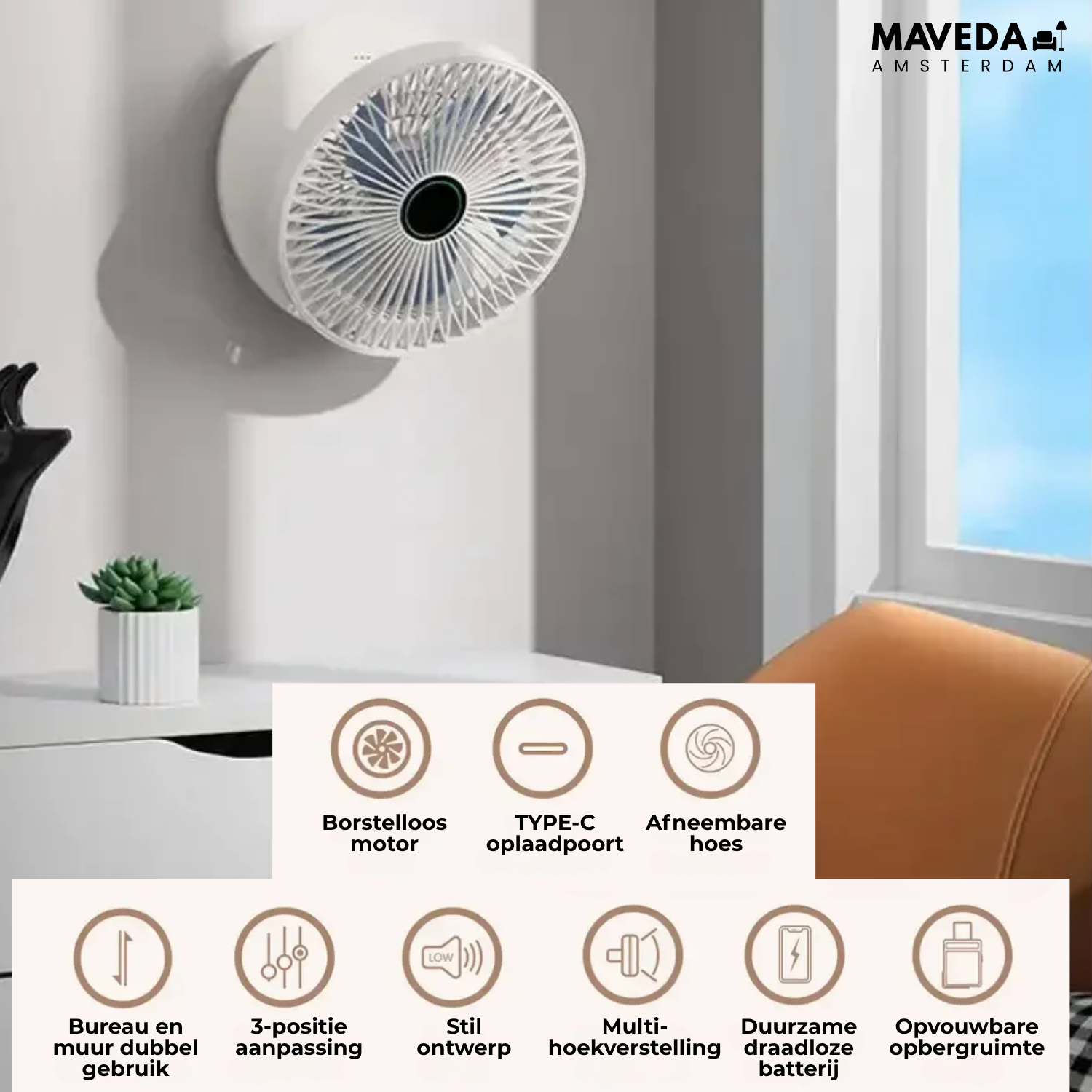 AirSwing™ - Foldable and Hanging Table Fan