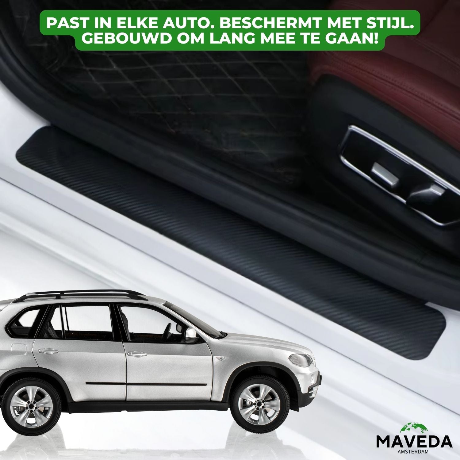 Buy 1+1 FREE | StepGrip™ - Carbon Fiber Door Protector Sticker