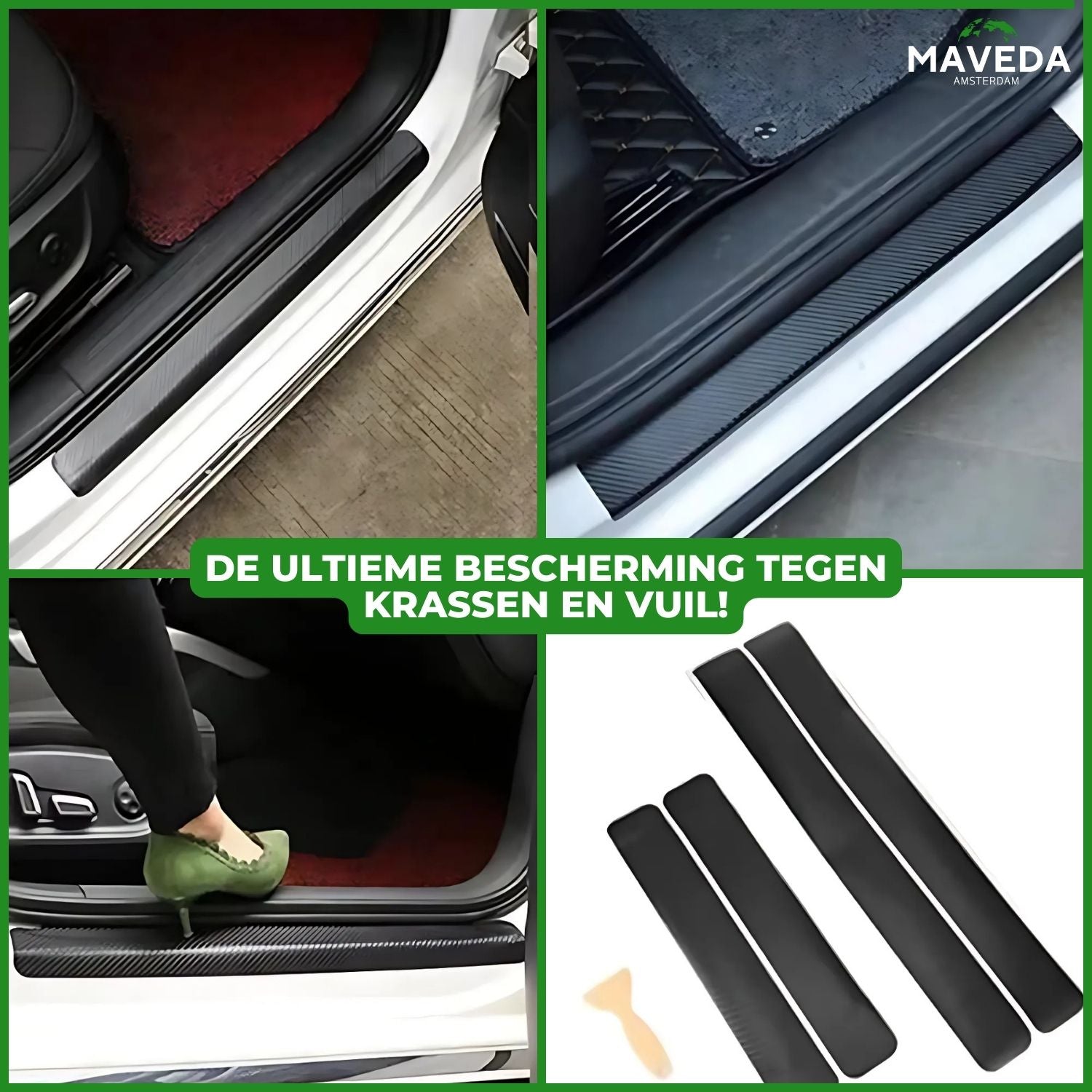 Buy 1+1 FREE | StepGrip™ - Carbon Fiber Door Protector Sticker