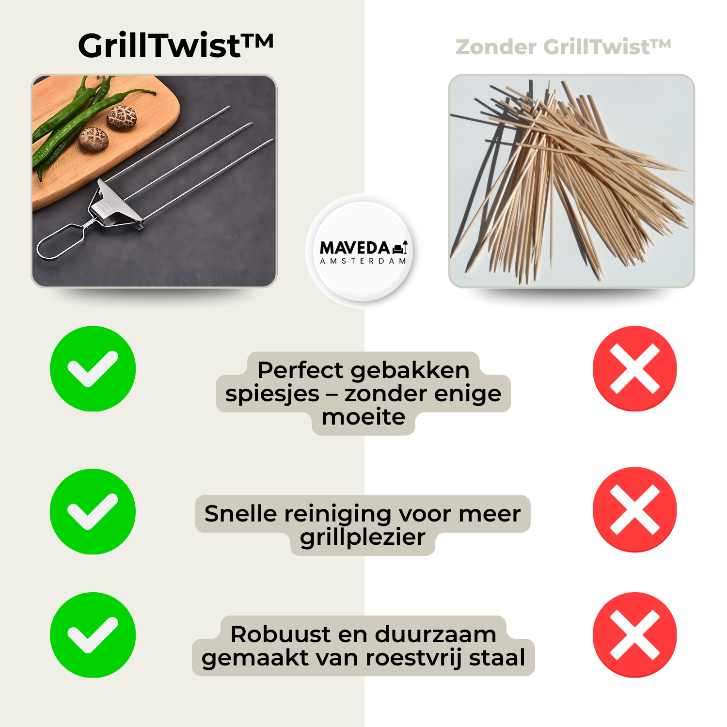 Buy 1+1 FREE | GrillTwist™ - Perfectly grilled skewers in seconds