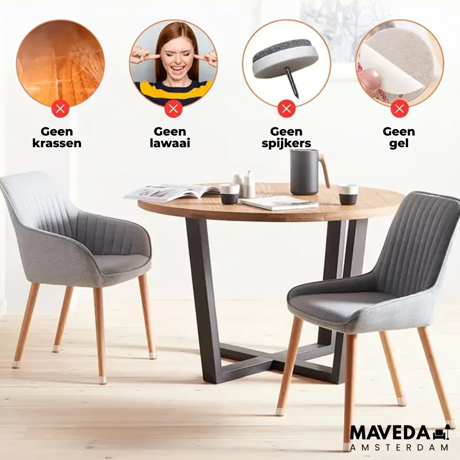 8+8 FREE | SafePads - protect furniture, protect floors