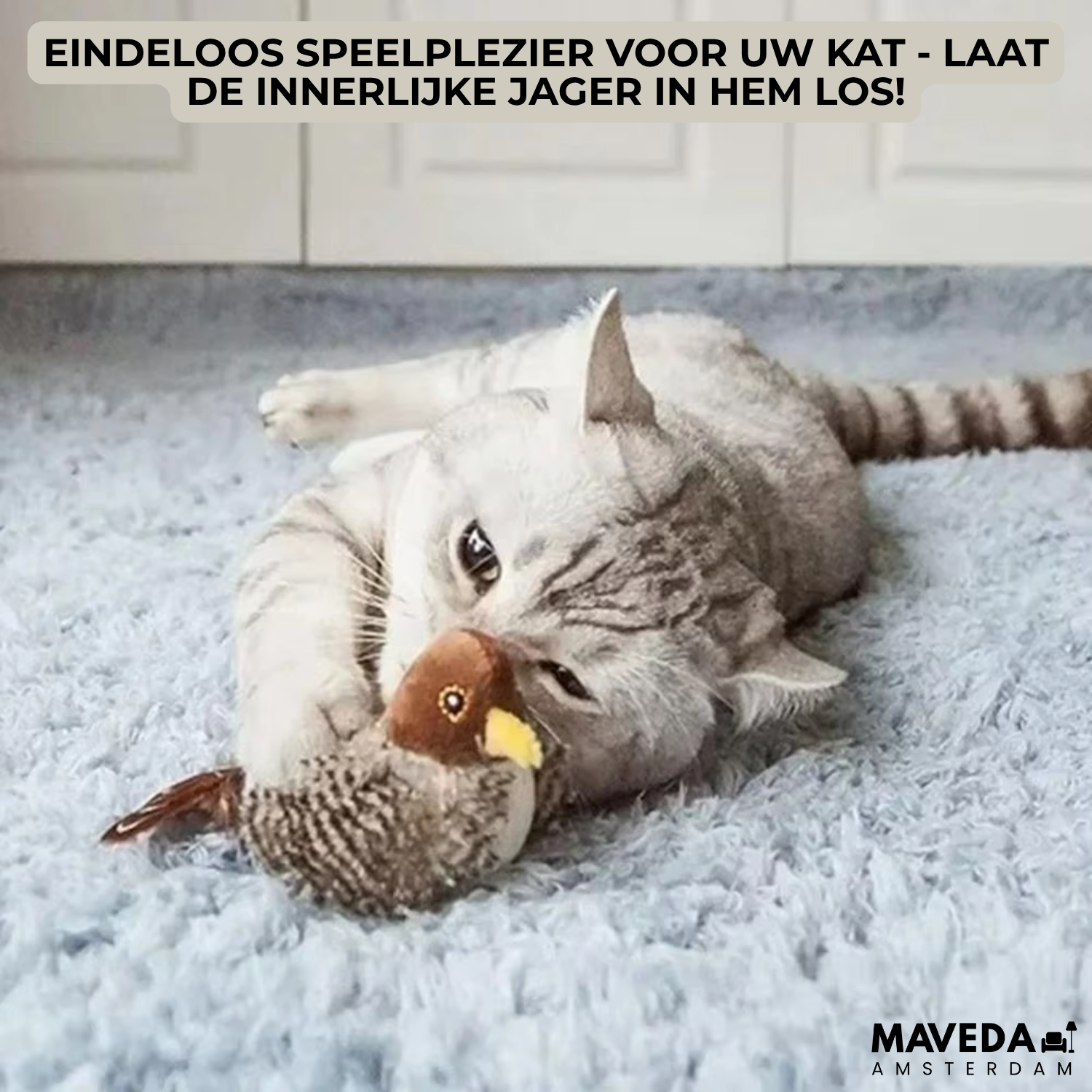 PurrTweet™ - Interactive Chirping Bird Toy for Cats
