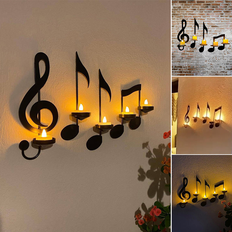 50% OFF | CandleSonata - Musical Note Candle Holder [Last Day Sale]