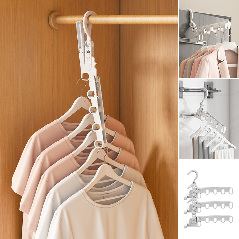 2+1 FREE | FoldiHooks - your compact clothes hanger set