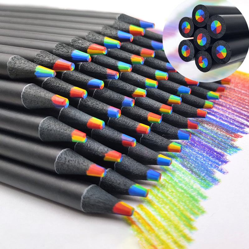 6+6 FREE | ColorWave™ - Fun colored pencil with rainbow gradient [Last day sale]