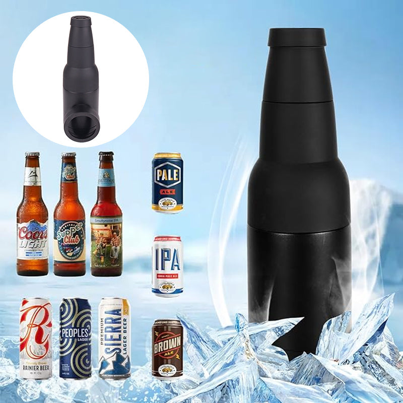 ChillNChug - Beer Bottle and Can Cooler with Beer Opener [Last Day Sale] 