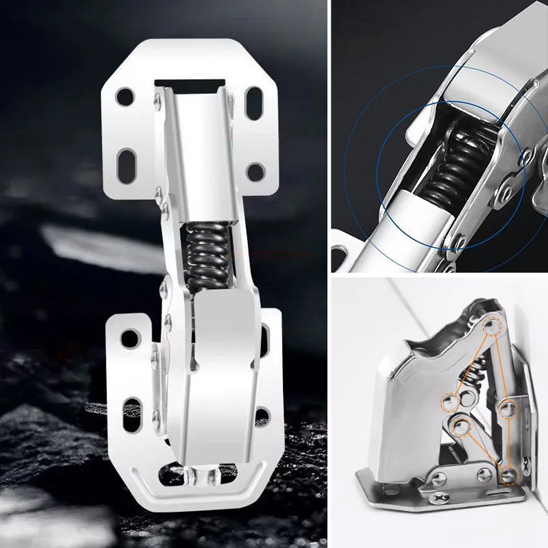Buy One Get One Free | HeavyGrip™ - Punchless Slotted Hinge [Last Day Sale] 
