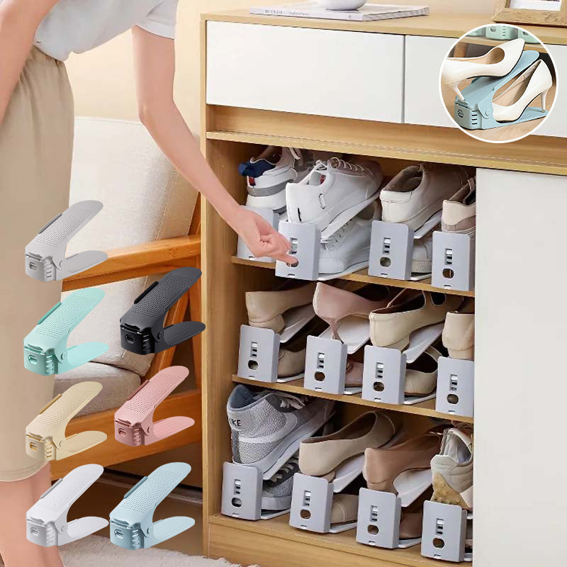 Buy one and get one free | RackUp - Adjustable double-tier shoe rack [Last-day sale]