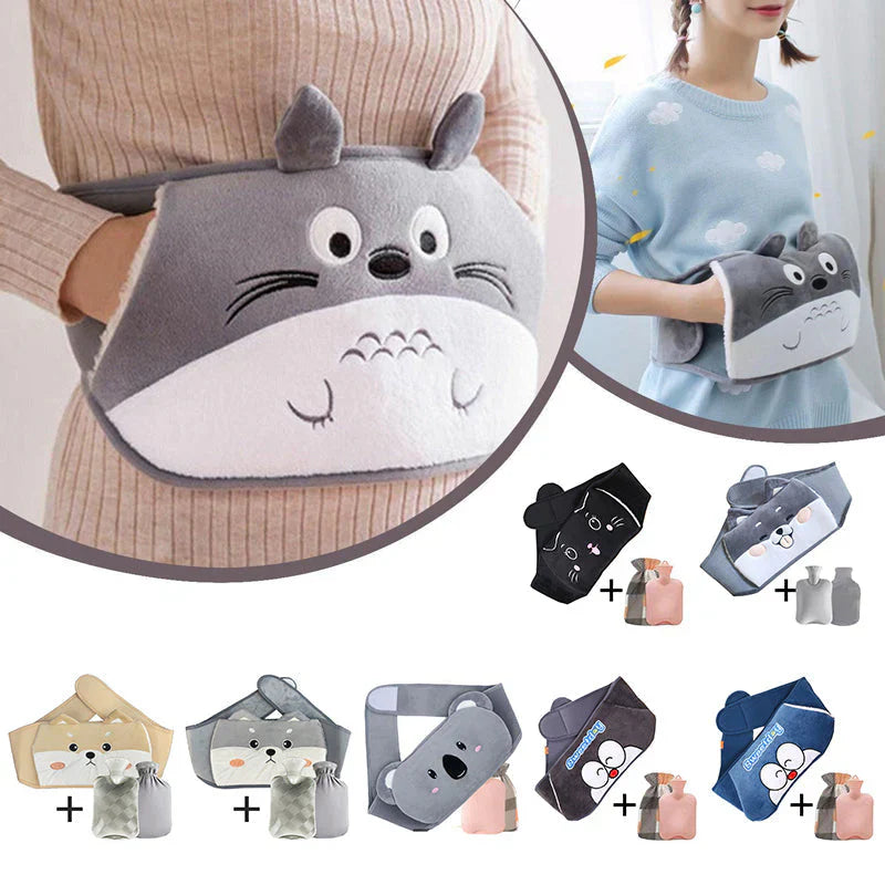50% OFF | WarmCush - Refillable Plush Hot Water Bottle with Hip Padding [Last Day Sale]