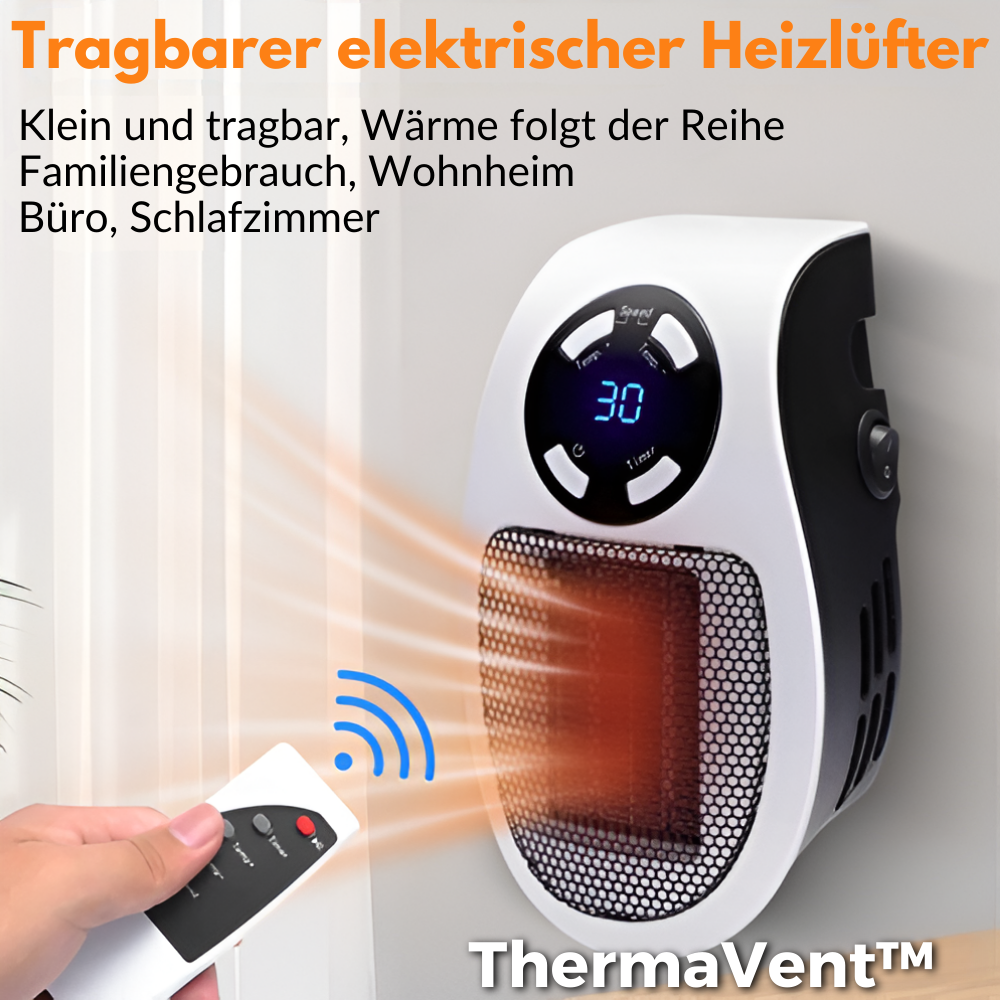 50% OFF | ThermaVent™ - Portable Electric Fan Heater [Last Day Sale]
