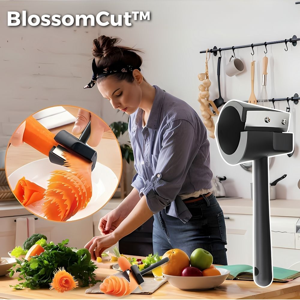 Buy 1+1 FREE | BlossomCut™ - Flower-Shaped Spiral Cutter for Vegetables [Last Day Sale]