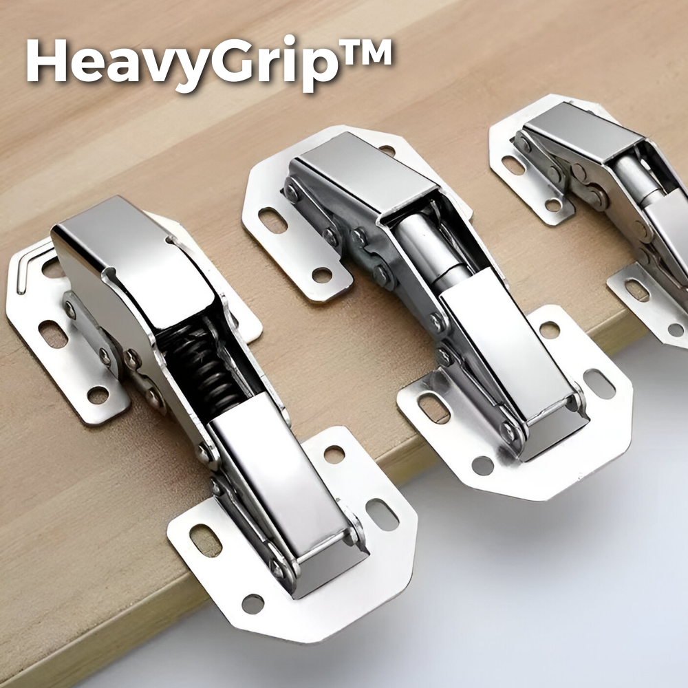 Buy One Get One Free | HeavyGrip™ - Punchless Slotted Hinge [Last Day Sale] 
