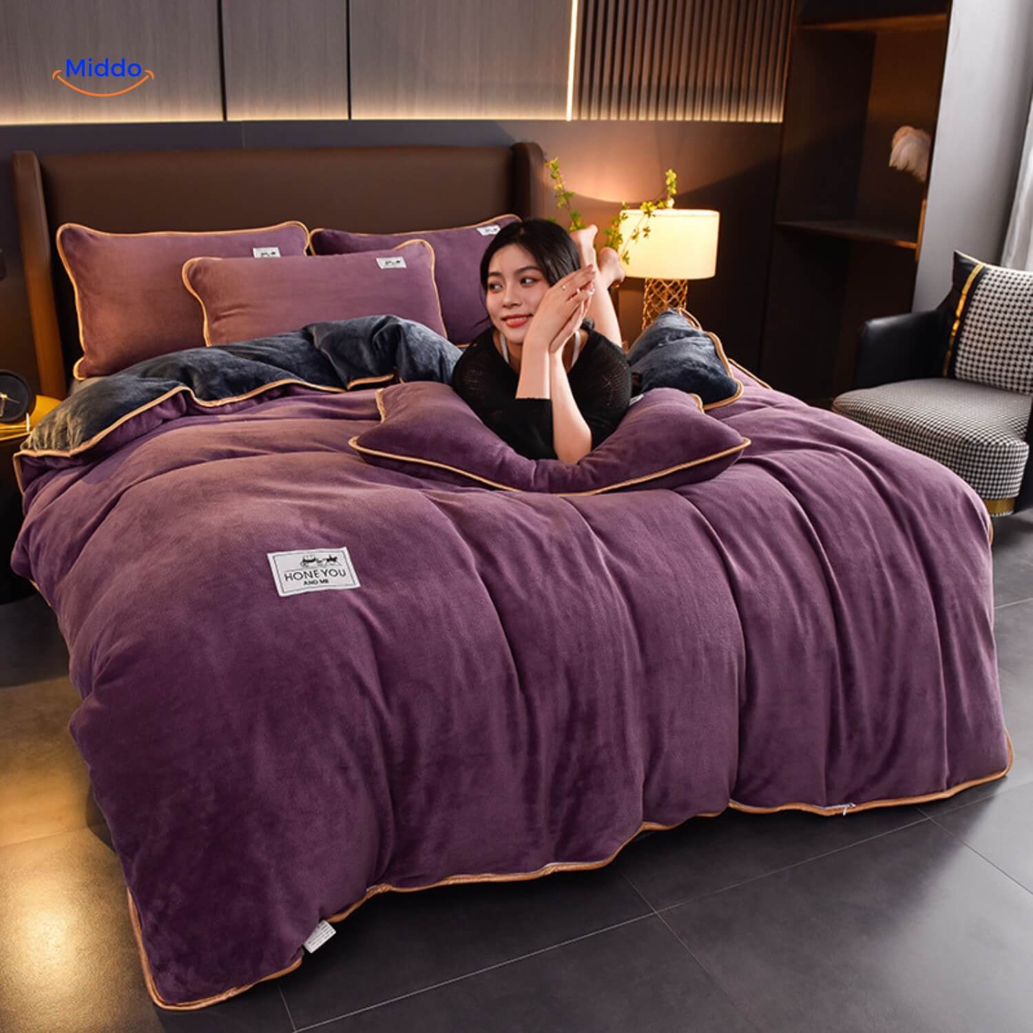 50% OFF | CloudLoom - Velvet Plush Duvet Cover [Last Day Sale]